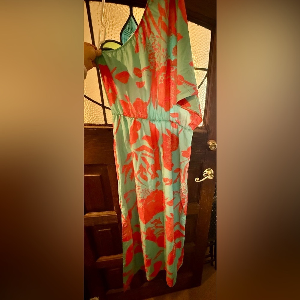 Floral One-Shoulder Dress - Picture 2 of 3